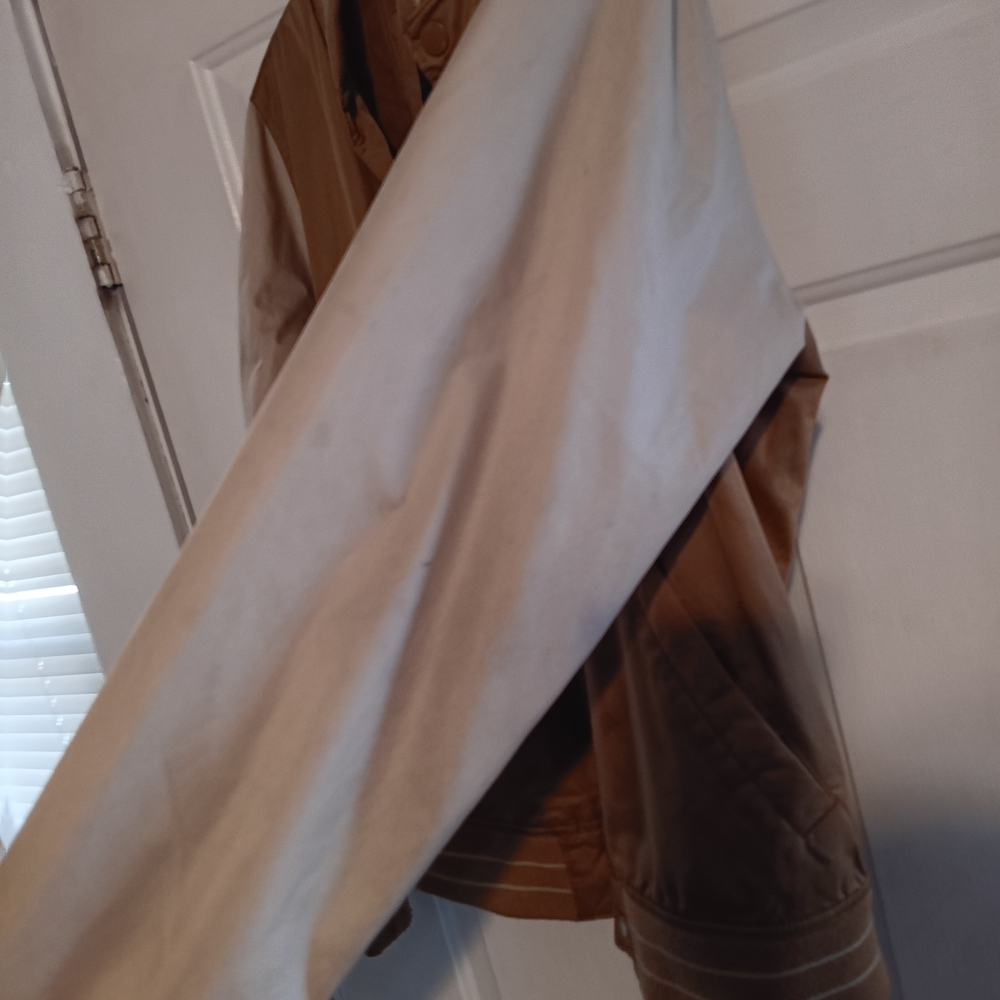 Hollister Tan and Cream Letterman Jacket - Picture 6 of 7